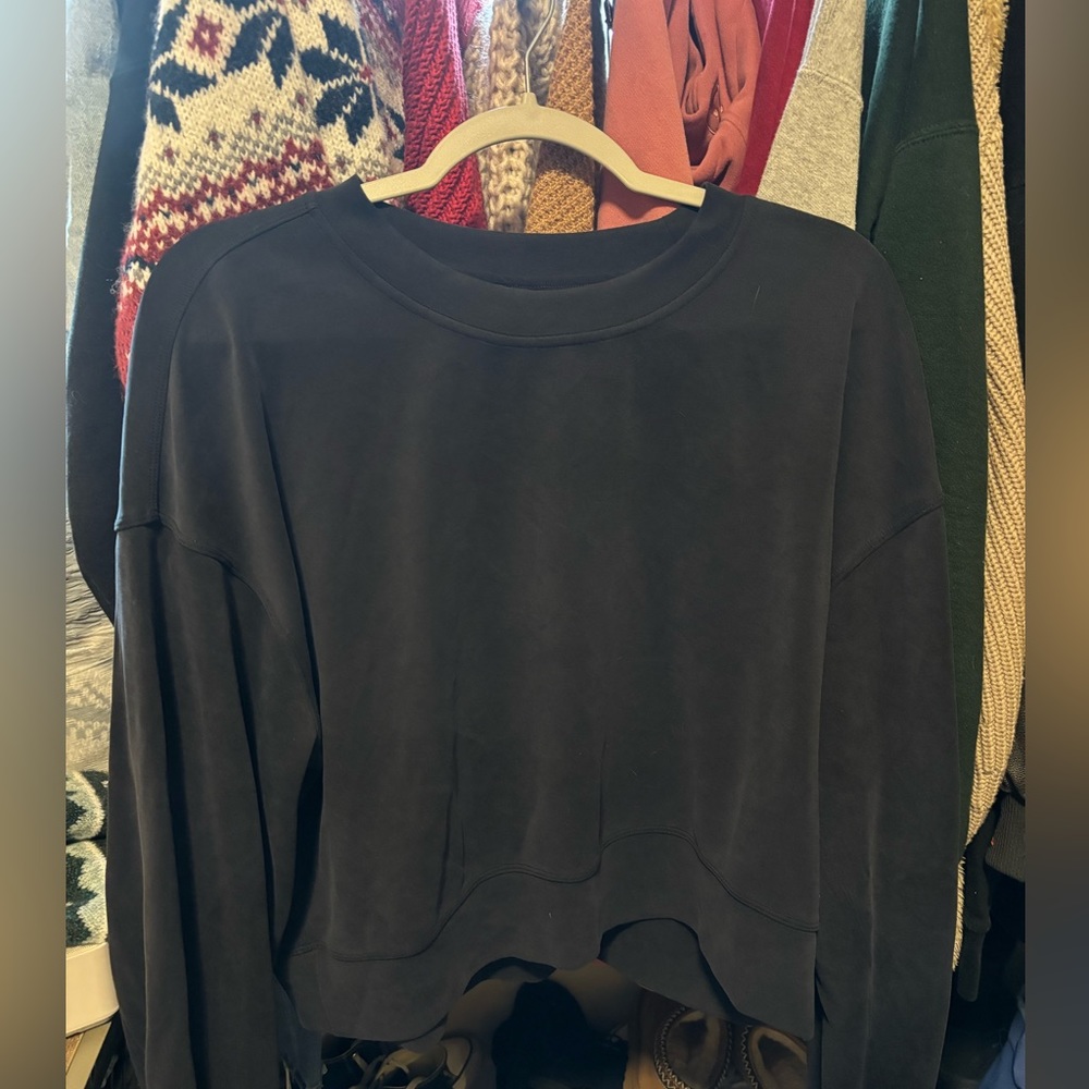 Lululemon Softstreme Oversized Cropped Crew